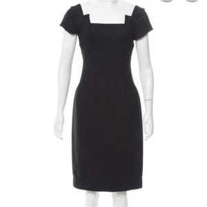 DVF | Stretch Sheath Black Dress Marciela 4